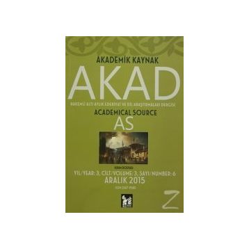 Akad Dergisi Sayı: 6 - Kolektif