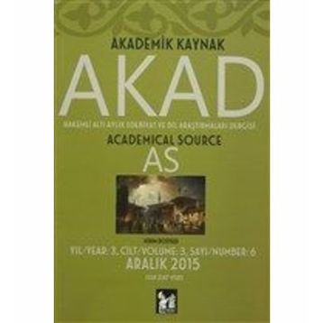 Akad Dergisi Sayı: 6 - Kolektif