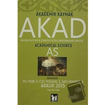 Akad Dergisi Sayı: 6 - Kolektif