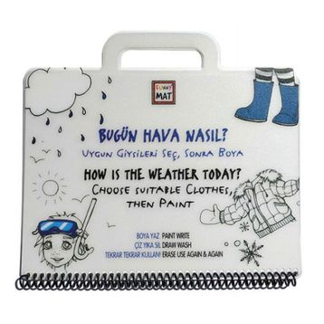 Akademi Çocuk 1164 19x26cm Bugün Hava Nasıl? Funny Mat Mini Set