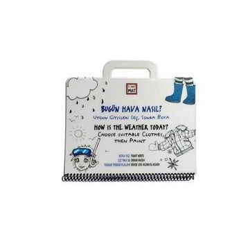 Akademi Çocuk 1164 19x26cm Bugün Hava Nasıl? Funny Mat Mini Set