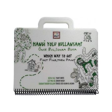 Akademi Çocuk 1165 19x26cm Hangi Yolu Kullansam? Funny Mat Mini Set