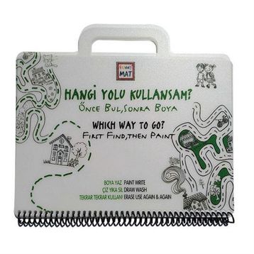 Akademi Çocuk 1165 19x26cm Hangi Yolu Kullansam? Funny Mat Mini Set