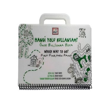 Akademi Çocuk 1165 19x26cm Hangi Yolu Kullansam? Funny Mat Mini Set