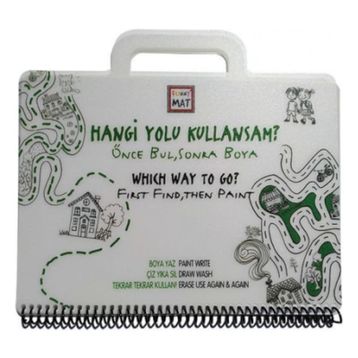 Akademi Çocuk 1165 19x26cm Hangi Yolu Kullansam? Funny Mat Mini Set