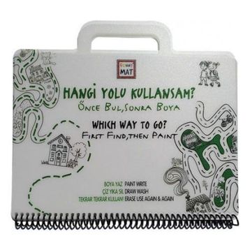 Akademi Çocuk 1165 19x26cm Hangi Yolu Kullansam? Funny Mat Mini Set