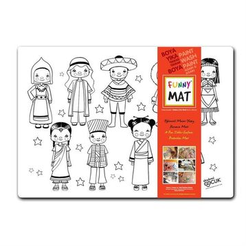 Akademi Çocuk Dünya Çocukları Funny Mat Çalışma Masası