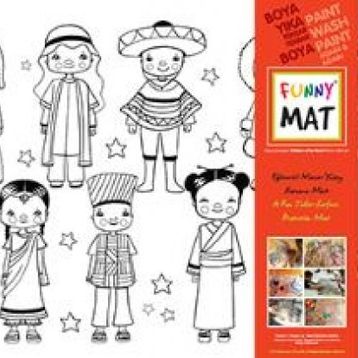 Akademi Çocuk Dünya Çocukları Funny Mat Çalışma Masası