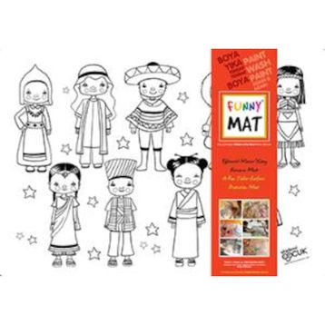 Akademi Çocuk Dünya Çocukları Funny Mat Çalışma Masası