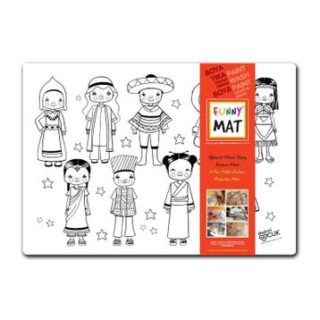 Akademi Çocuk Dünya Çocukları Funny Mat Çalışma Masası