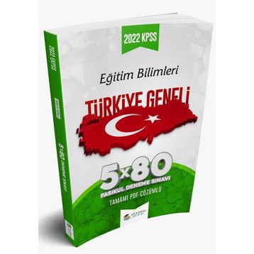 Akademi Denizi Kpss Eğitim Bilimleri Türkiye Geneli 5x80 Fasikül Deneme Sınavı