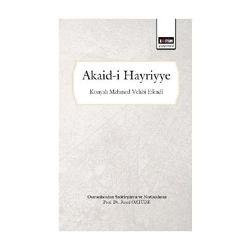 Akaid-i Hayriyye - Resul Öztürk