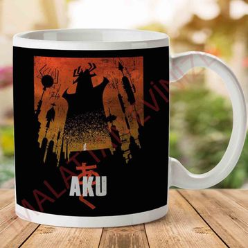 Akaiju Samurai Jack Aku Baskılı Kupa