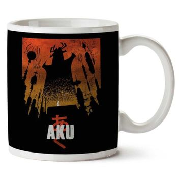 Akaiju Samurai Jack Aku Baskılı Kupa
