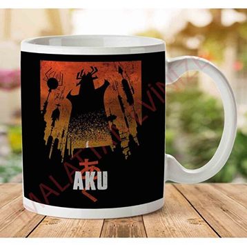 Akaiju Samurai Jack Aku Baskılı Kupa