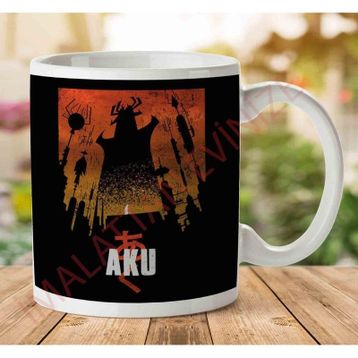 Akaiju Samurai Jack Aku Baskılı Kupa