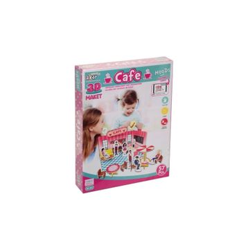 Akar Cafe Maket 3 Boyutlu Puzzle