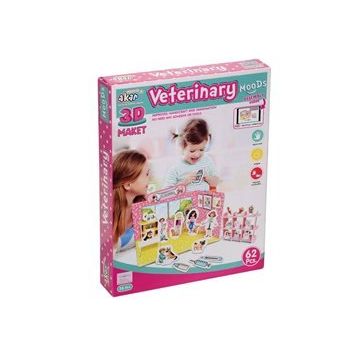 Akar Veteriner Maket 3 Boyutlu Puzzle