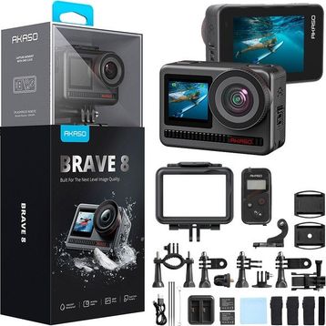 Akaso Brave 8 Aksiyon Kamera - Super Kit
