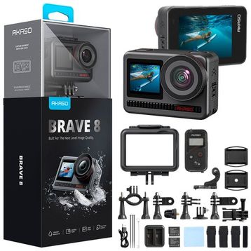 Akaso Brave 8 Aksiyon Kamera - Super Kit