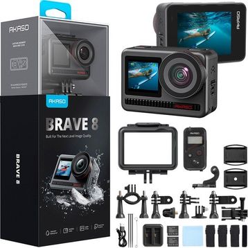Akaso Brave 8 Aksiyon Kamera - Super Kit