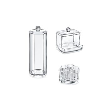 Akay 504 Plastik 3'lü Makyaj Organizer Seti