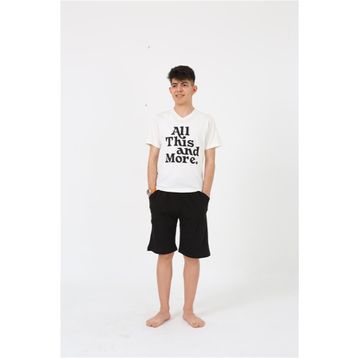 Akbeniz 20377 Ekru Erkek Pijama Takımı