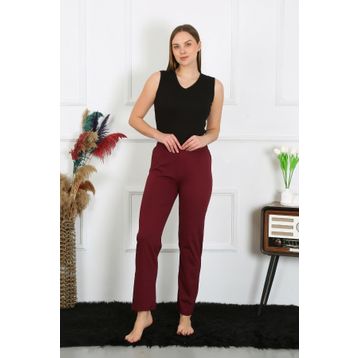 Akbeniz 27513 Bordo Kadın Pijama Altı
