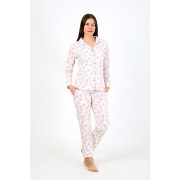 Akbeniz 2776 Penye Uzun Kol Kadın Pijama Takımı