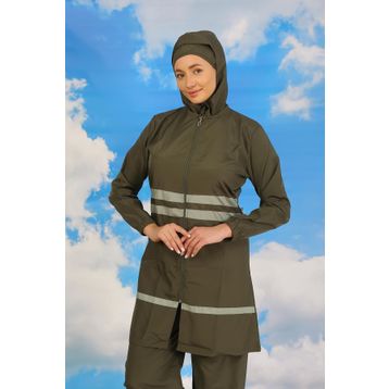 Akbeniz 31061 Haki Kadın Tesettür Mayo