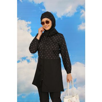 Akbeniz 31074 Siyah Kadın Tesettür Mayo