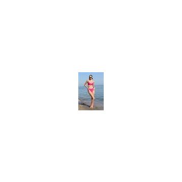 Akbeniz 35008 Fuşya Fiyonklu Kadın Aşt Üst Bikini Takımı