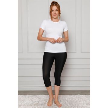 Akbeniz 5864 Microfiber Kapri Tayt
