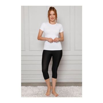 Akbeniz 5864 Microfiber Kapri Tayt