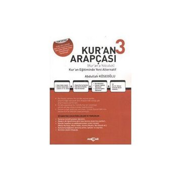 Akçağ Yayınları Kur'an Arapçası 3. Kitap Çözüm Kitabı