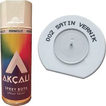 Akçalı 002 400 ml Saten Vernik Sprey Boya
