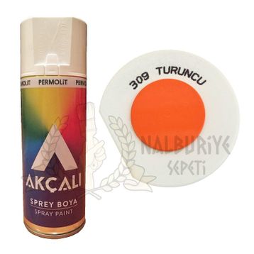 Akçalı 309 400 ML Turuncu Sprey Boya