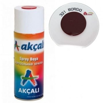 Akçalı 321 400 ml Bordo Sprey Boya
