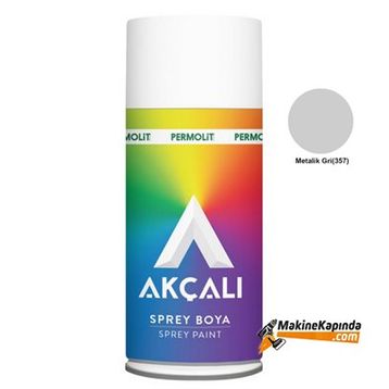 Akçalı 357 Metalik 400 ml Gri Sprey Boya