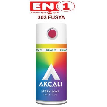 Akçalı 400 ml Fuşya Sprey Boya