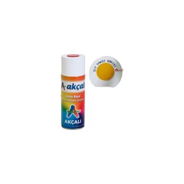 Akçalı 400 ml Krom Sarı Sprey Boya