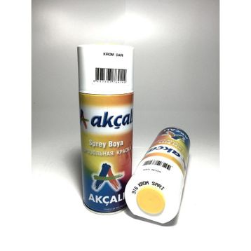 Akçalı 400 ml Krom Sarı Sprey Boya