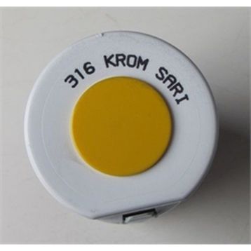 Akçalı 400 ml Krom Sarı Sprey Boya