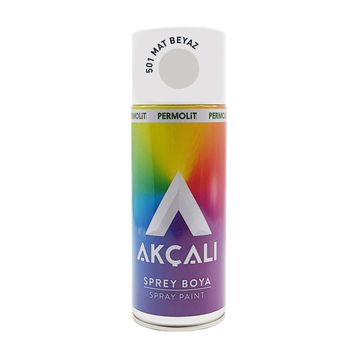 Akçalı 400 ml Mat Beyaz Sprey Boya