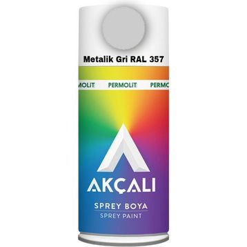 Akçalı 400 ml Metalik Gri Sprey Boya