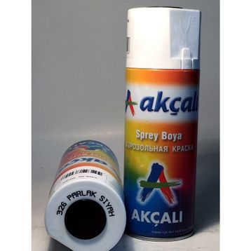 Akçalı 400 ml Parlak Siyah Sprey Boya