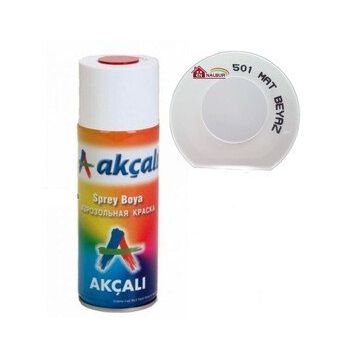 Akçalı 501 Mat Beyaz 400 ML Sprey Boya