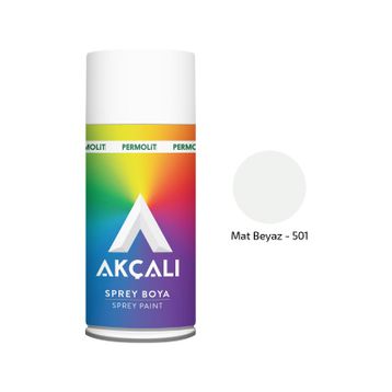 Akçalı 501 Mat Beyaz Sprey Boya