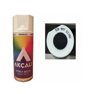 Akçalı 526 400 ml Mat Siyah Sprey Boya