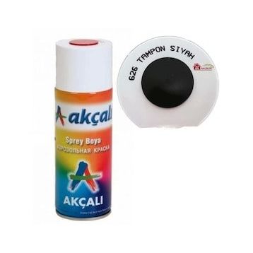 Akçalı 626 Tampon Siyah 400 ml Sprey Boya